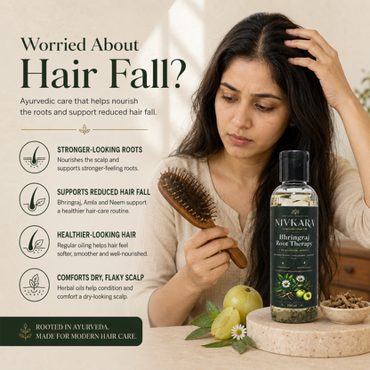 Nivkara 19-Herb Bhringraj Ayurvedic Hair Oil